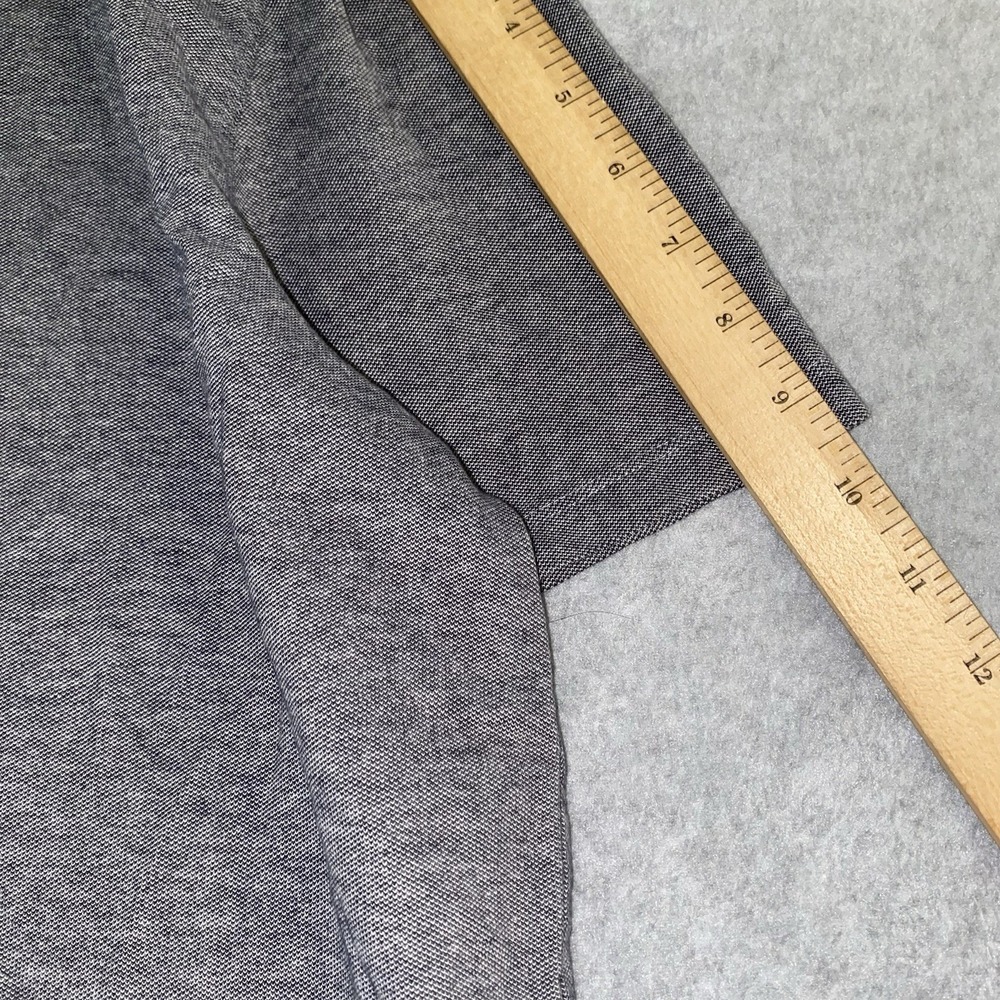 Banana Republic Mens XL Gray Navy Performance Pique Short‎ Sleeve Polo Shirt - Picture 11 of 12